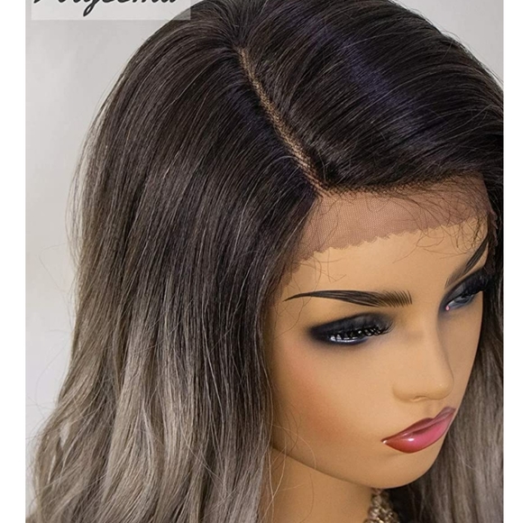 Ombre  gray wig main image 5